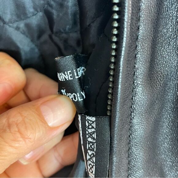 TIBCA  LEATHER JACKET - Picture 10 of 10